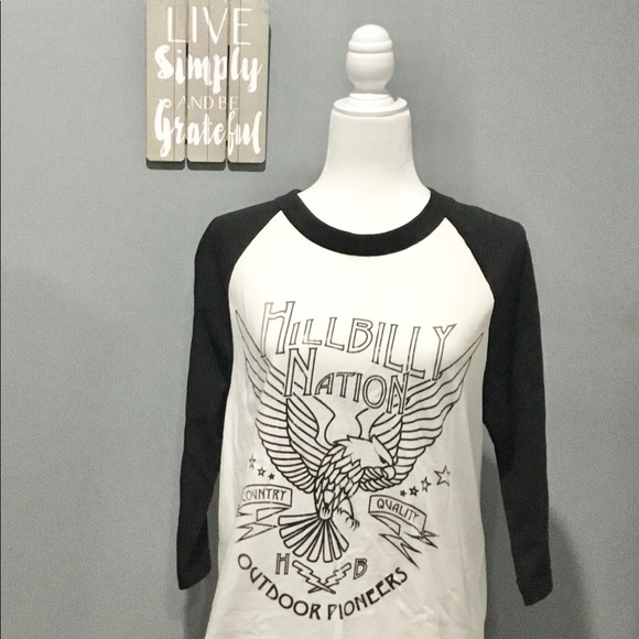 Hillbilly Tops - Hillbilly Nation Baseball Tee